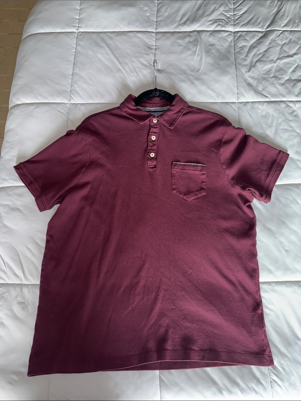 Tahari Men's Polo Shirt in Wine